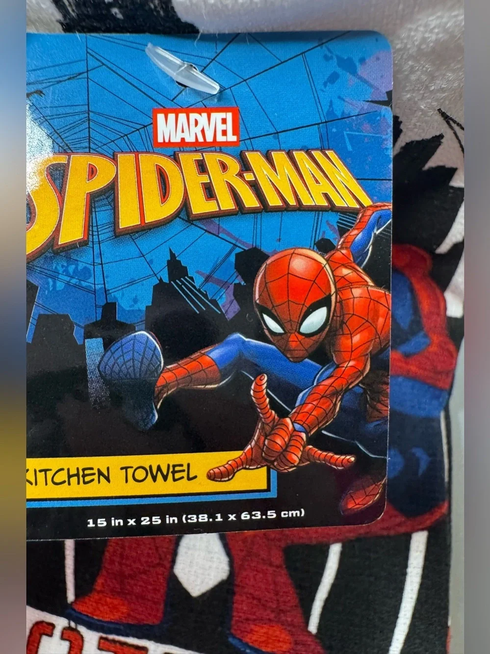 Marvel Spider-Man Kitchen Towel protector of New York superhero avengers Disney